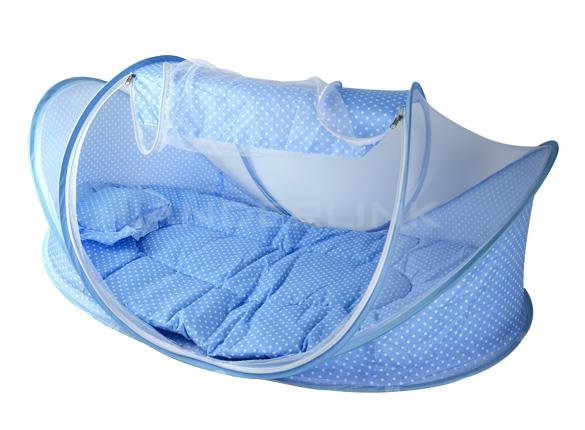 unknown Baby Infant Bed Canopy Mosquito Net Cotton-padded Mattress Pillow Tent Foldable Portable