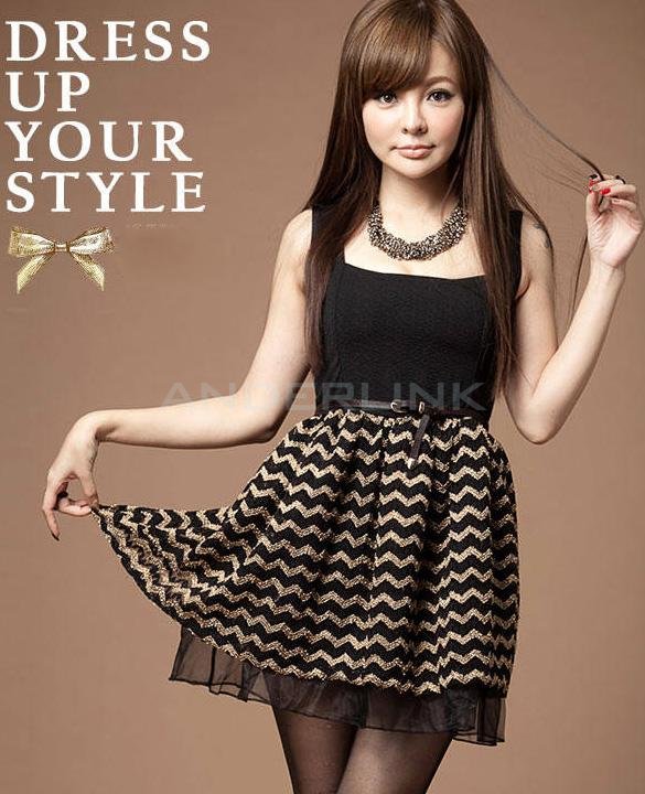 Fashion Korea Women Round Neck Long Sleeve Lace Design Pregnant Dress Maternity Dress