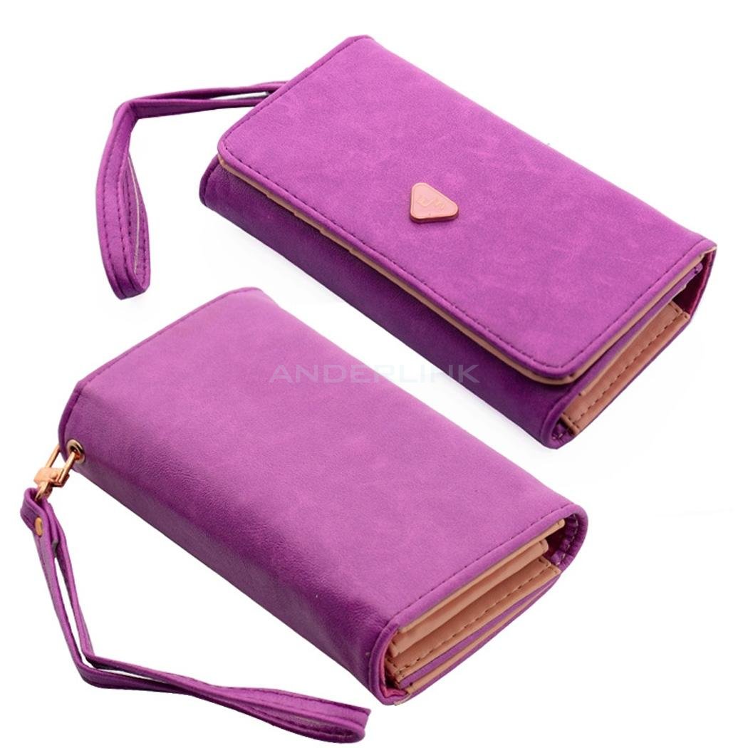 unknown New Envelope Card Wallet Leather Purse Case Cover For Samsung Galaxy S2 S3 Iphone 4S 5