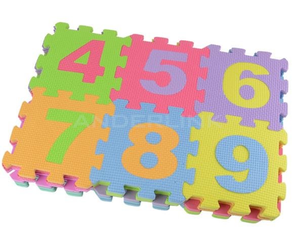 unknown Alphabet & Numbers Soft Foam Play Puzzle Mats Children Kids Play Mat