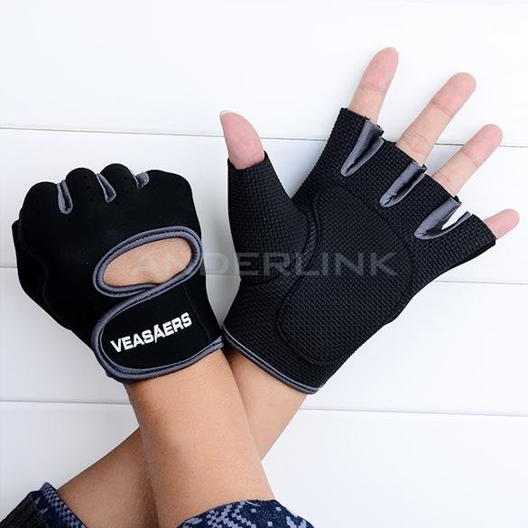 unknown Sport Cycling Fitness GYM Half Finger Weightlifting Gloves Exercise Training