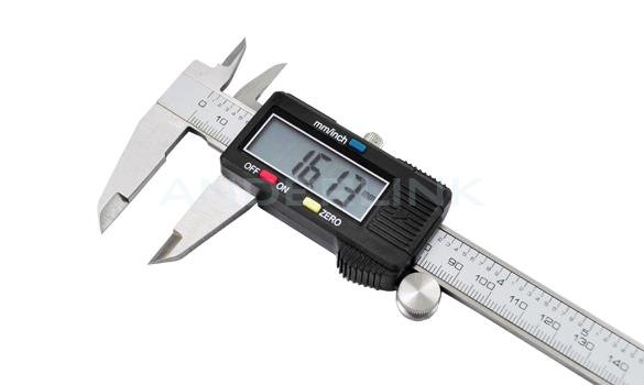 unknown Digital Electronic Vernier Caliper 6Inch/150mm LCD Stainless Steel Micrometer