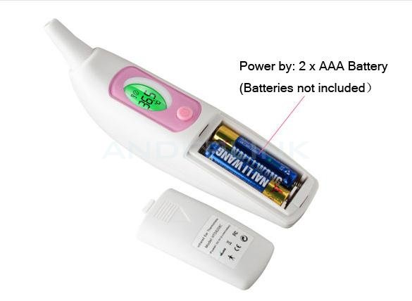 Three-color Backlight Multi-function Digital Non-contact Infrared Thermometer