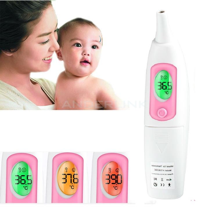 unknown Three-color Backlight Multi-function Digital Non-contact Infrared Thermometer