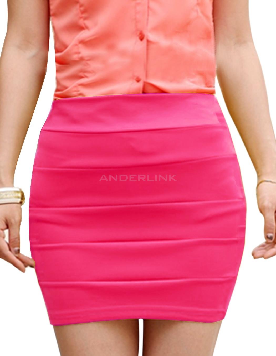 unknown Women's Vogue Cute Candy Colors Knit Skirt Mini Skirt Seven Color S ~M