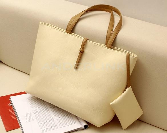 unknown Europe Fashion Street Women Lady Handbag Soft Synthetic leather Tote Purse Shoulder Bag