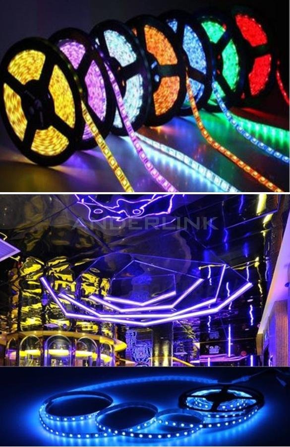 unknown SMD 3528 Colorful RGB 5M PT66 Waterproof 300 LED Flexible Led Lamp Light Strip