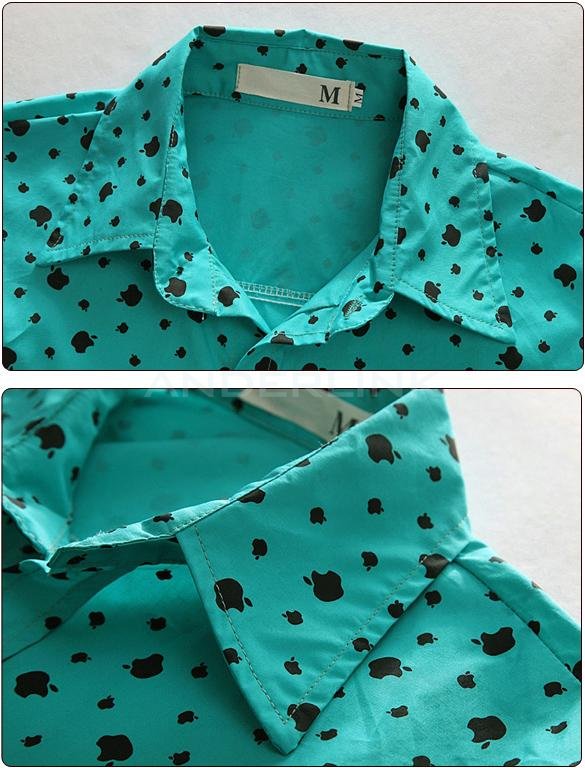 Fashion Men"s Casual Slim Fit Printing Design Long Sleeve Shirts 3Colors 4Size