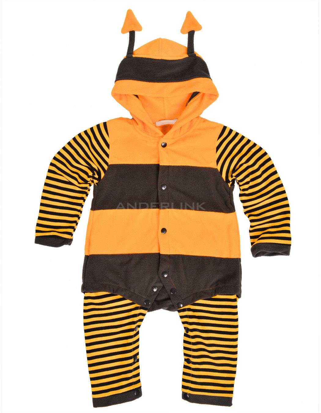 unknown Cartoon Baby Fleece Ladybird Bee Cosplay Costume Fancy Dress Romper 3-24m