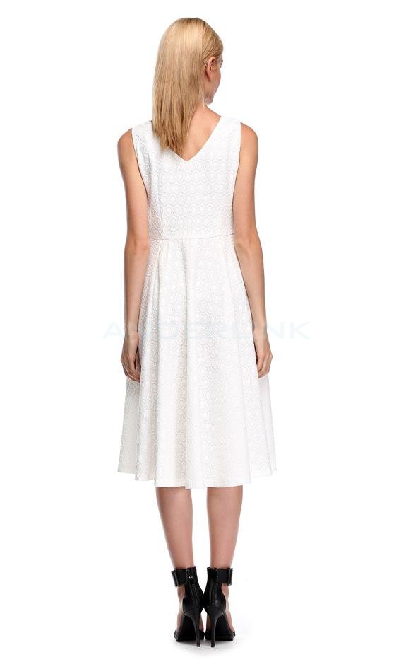 Stylish Lady Women's Sexy Sleeveless O-neck Lace Slim Prom Party Cocktail Swing Dress