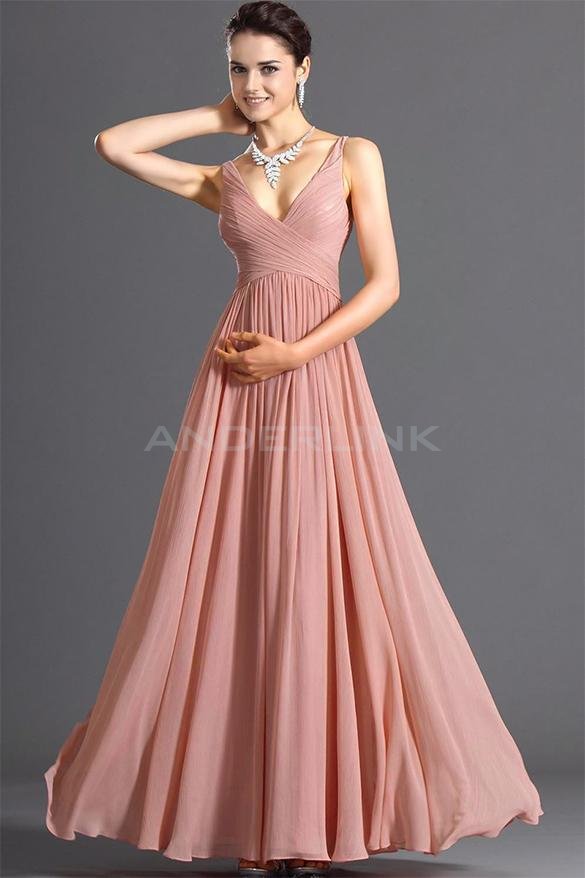 unknown Stylish Lady Women's New Fashion Sexy Sleeveless Backless Deep V-neck Party Ball Prom Gown Long Dress