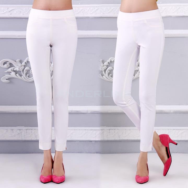 unknown Women Candy Color stretch pencil pants skinny Slim Long trousers 10 color 4 size Hot Sale
