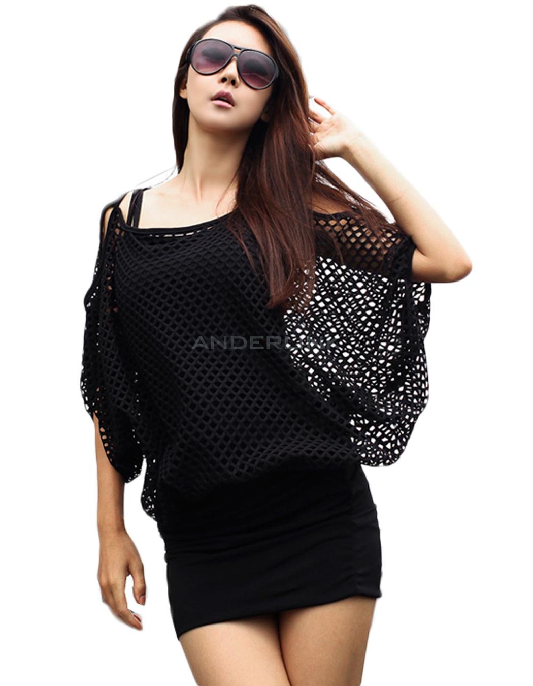 unknown Fashion Women's Hollow Sexy Dress Ladies Summer Casual Party Mini Dress
