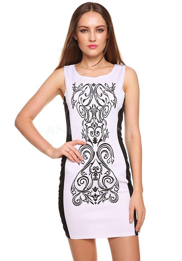 unknown Fashion Sexy Bodycon Bandage Sleeveless Dress Casual Party Evening Dress