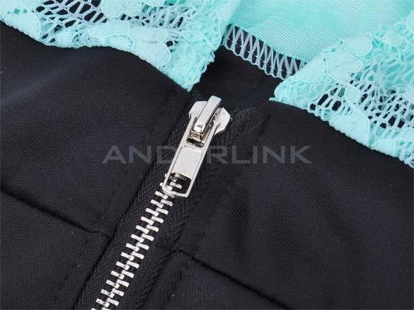 Women's Sexy Floral Lace Black Peplum Party Cocktail Dress Tunic Bodycon Dresses