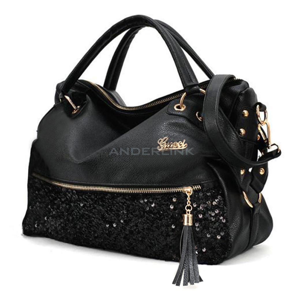 unknown Fashion Leopard Print Bags One Shoulder Handbag Women's Handbag Leather Messenger Bag