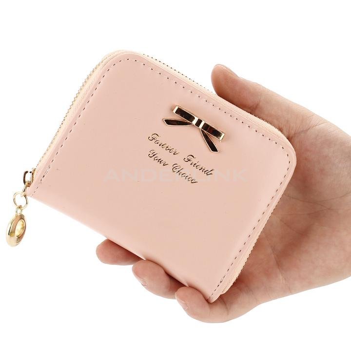 unknown New Colorful Lady Lovely Purse Clutch Women Wallets Small Bag PU Leather Card Hold