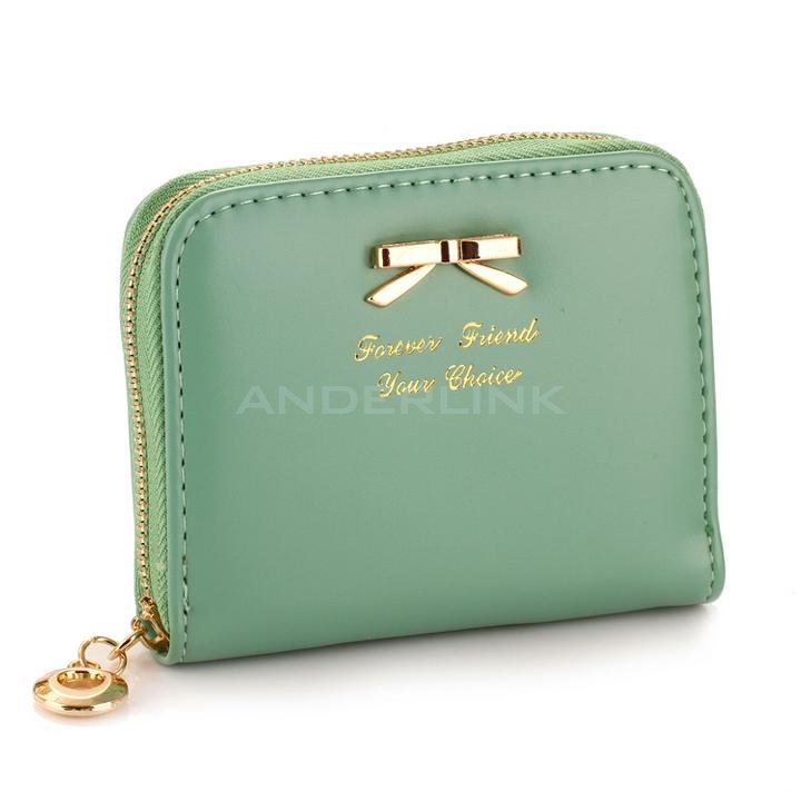 unknown New Colorful Lady Lovely Purse Clutch Women Wallets Small Bag PU Leather Card Hold