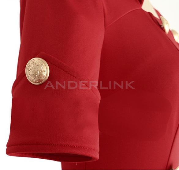 Womens Pinup Square Neck Tunic Wear to Work Party Sheath Bodycon Shift Dress