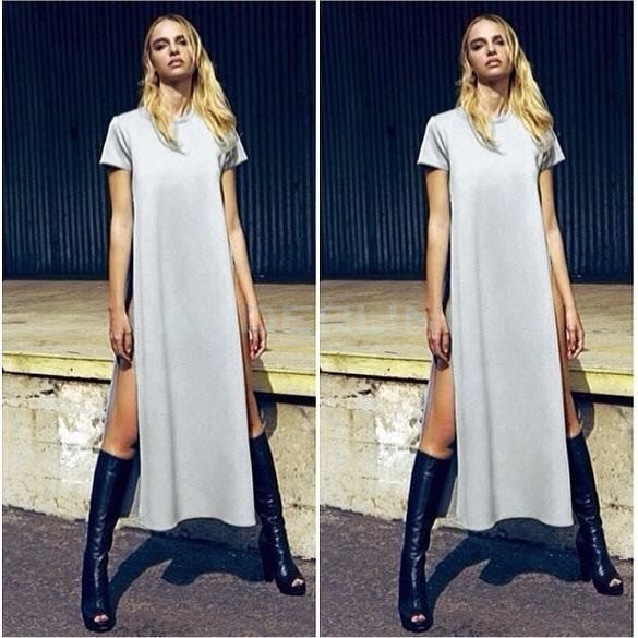 unknown Women Maxi Casual Dress Ladies Sexy Party Dress Long Dress