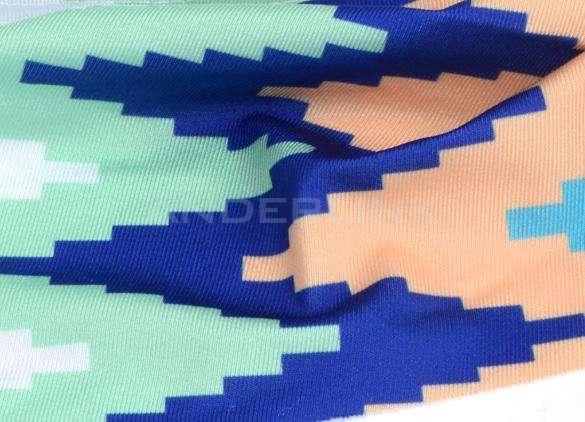 Colorful Stripe Deep V-neck Jumpsuits Club Bandage Bodycon Dresses For Women