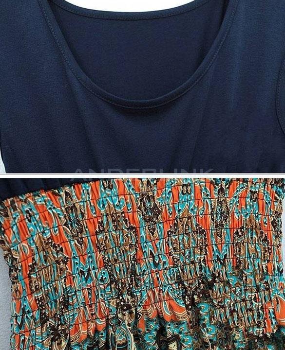 Women's Sexy Summer Casual Holiday Floral Long Maxi Sundress Beach Dress