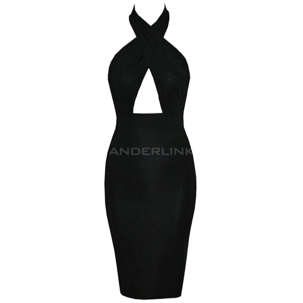 unknown New Women's Sexy Sleeveless Ladies Bodycon Party Evening Dress