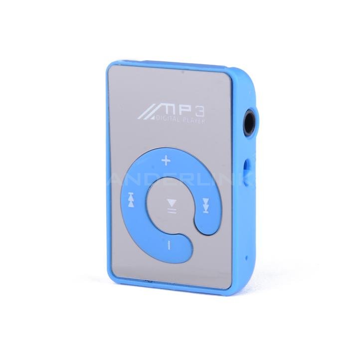 unknown USB Mini Mirror Clip Mp3 Sport Music Player With TF-Card Slot Suppot Up To 8GB