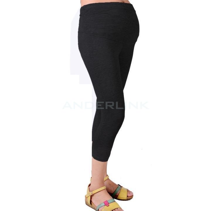 unknown New Cropped Very Comfortable Maternity Cotton Leggings 3/4 Length Pregnancy