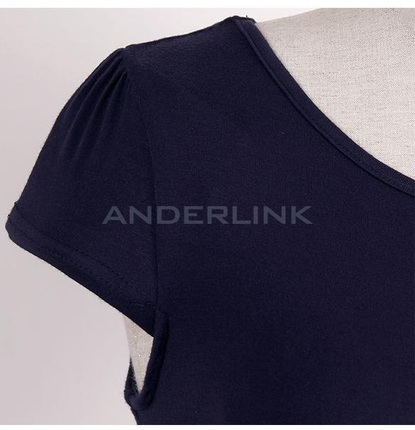 Women's Summer Mesh Chiffon Striped Cocktail Joint Stripe Dress