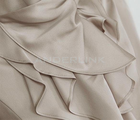 Women OL Shirts Dress Flouncing Shirt Tops Long Sleeve Blouse For Office Lady