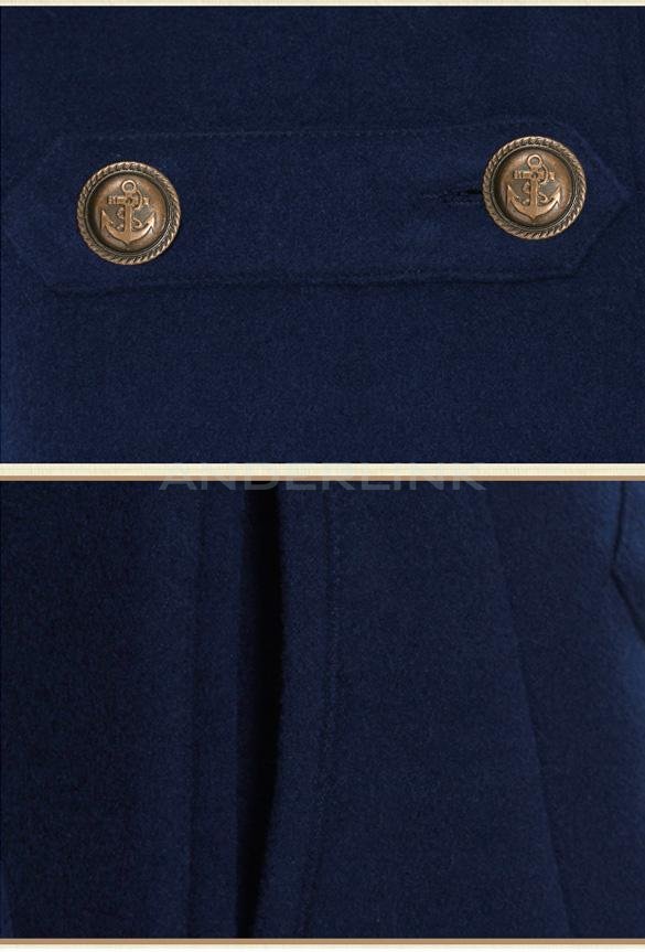 Women's Outerwear Overcoat Female Medium-long Slim Cotton Lapel Warm Wool Coats