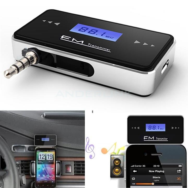 unknown LCD 3.5mm In-car FM Transmitter for Apple iPhone 5 5s 5c