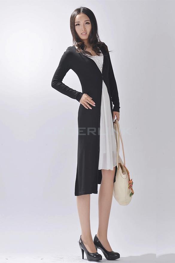 unknown Ladies Women Long Sleeve Long Length Maxi Cardigan Plus Size