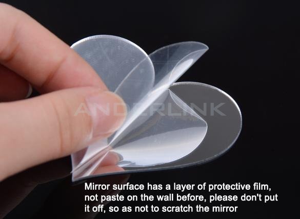 Fashion Home decoration Mirror Effect Wall Clock Modern Design Wall Decoration Home Art DIY Letters stickers wall Stickers