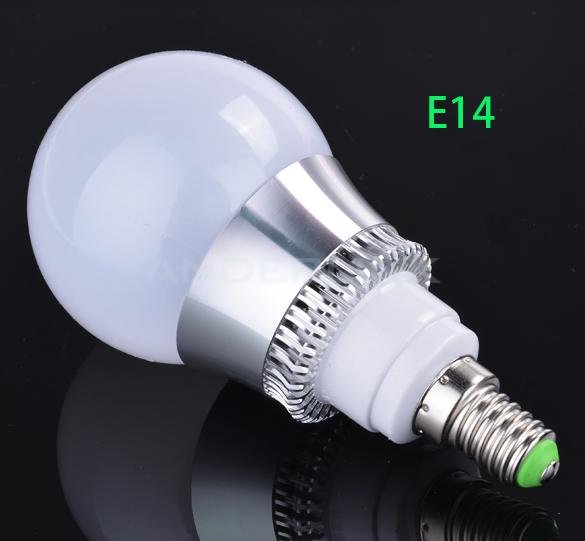 unknown E27/E14 5W RGB LED Light Color Changing Lamp Bulb 85-265V With Remote Control New
