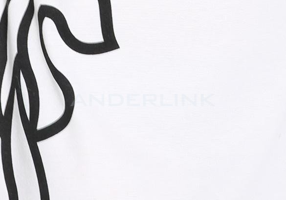 Women's Fashion White Sleeveless Print Slim Dress Casual Party Dress