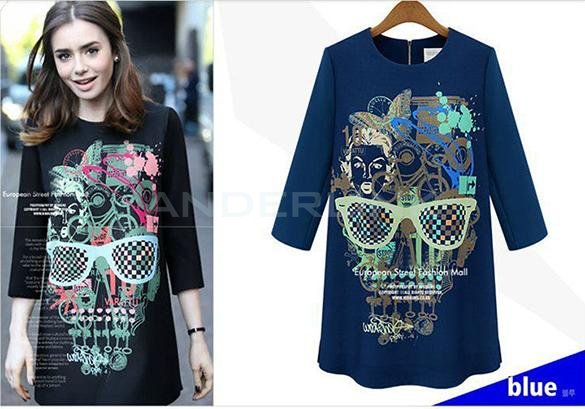 unknown Fashion Autumn Floral Printed Long Sleeve Women Ladies T shirt Tops Bottoming