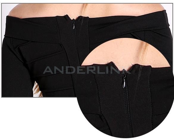 New Fashion Long Sleeve Quiet Magnificent Wrap Bandage Dress Cocktail Evening Party Dress