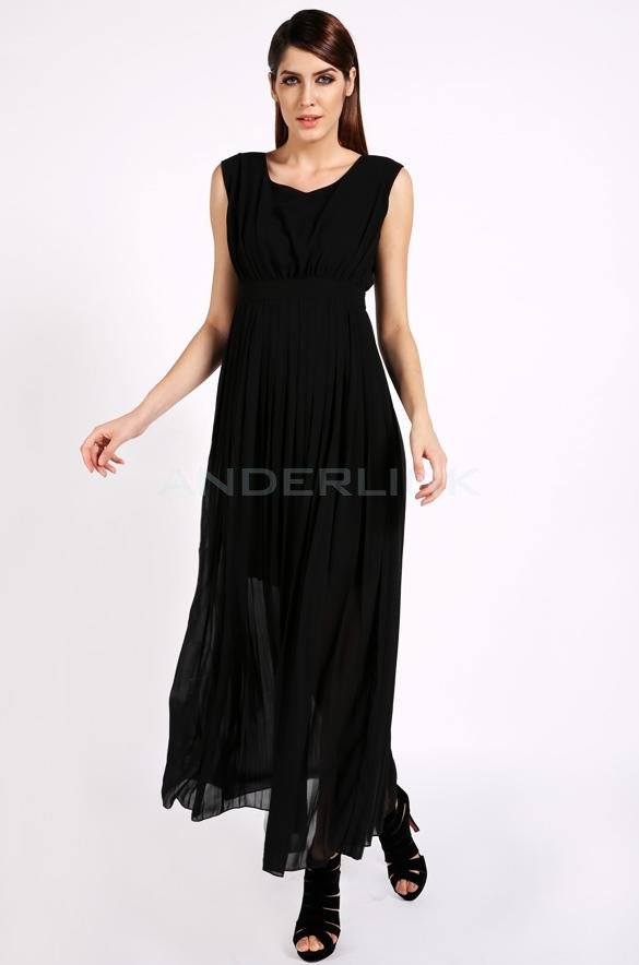 unknown New Womens Fashion Long Chiffon Evening Prom Party Gown Beach Dress