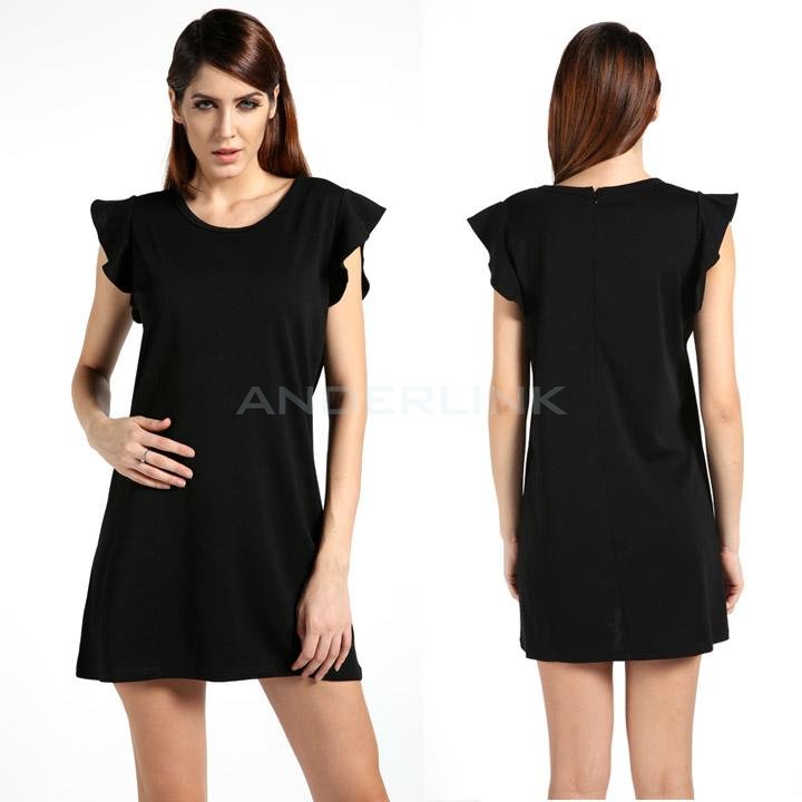 unknown Plus Size Dress Fat Women Clothing Autumn Winter Slim O-neck Casual Bottoming Dress XL-3XL
