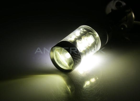 unknown New 80W LED Fog-Proof Light Bright White Fog Tail Turn Head Car Light Lamp