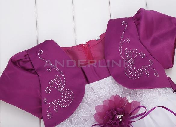 Baby Girl Kids Children Sweet Slash Neck Cap Sleeve Patchwork Floral Sequined Bubble Dress