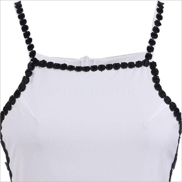 New Sexy Women Cut Out Slim Spaghetti Strap Dress Party Clubwear Evening Dress